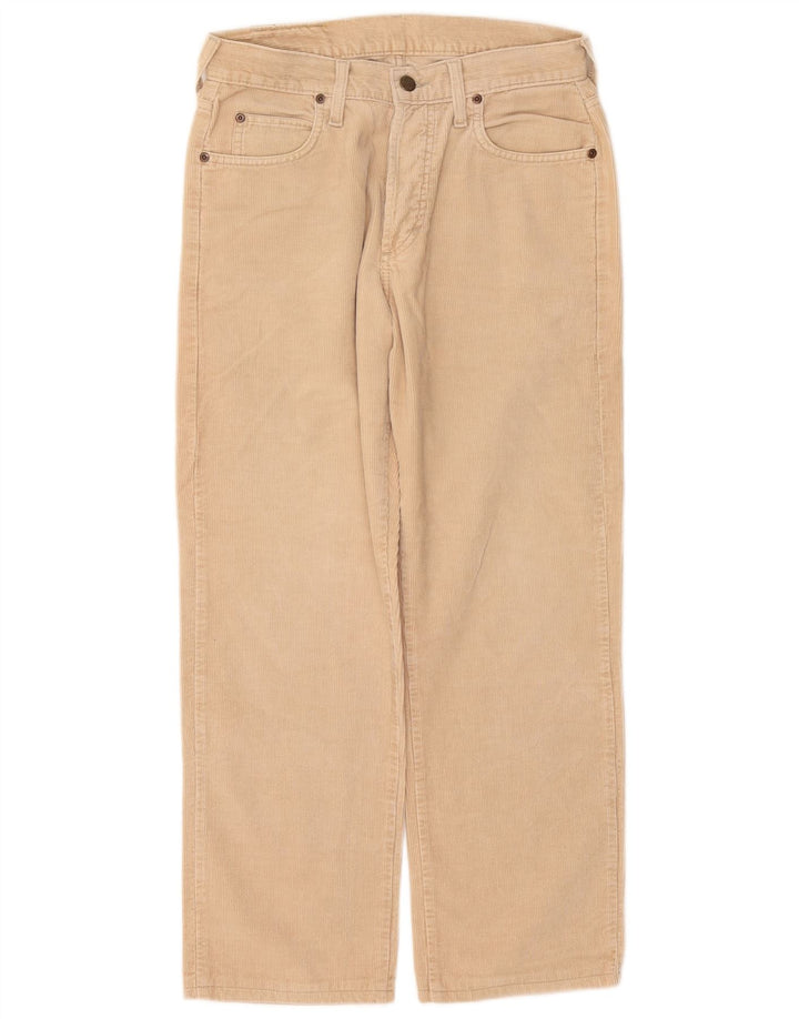 Мужские вельветовые брюки свободного покроя LEE W30 L26, бежевый хлопок