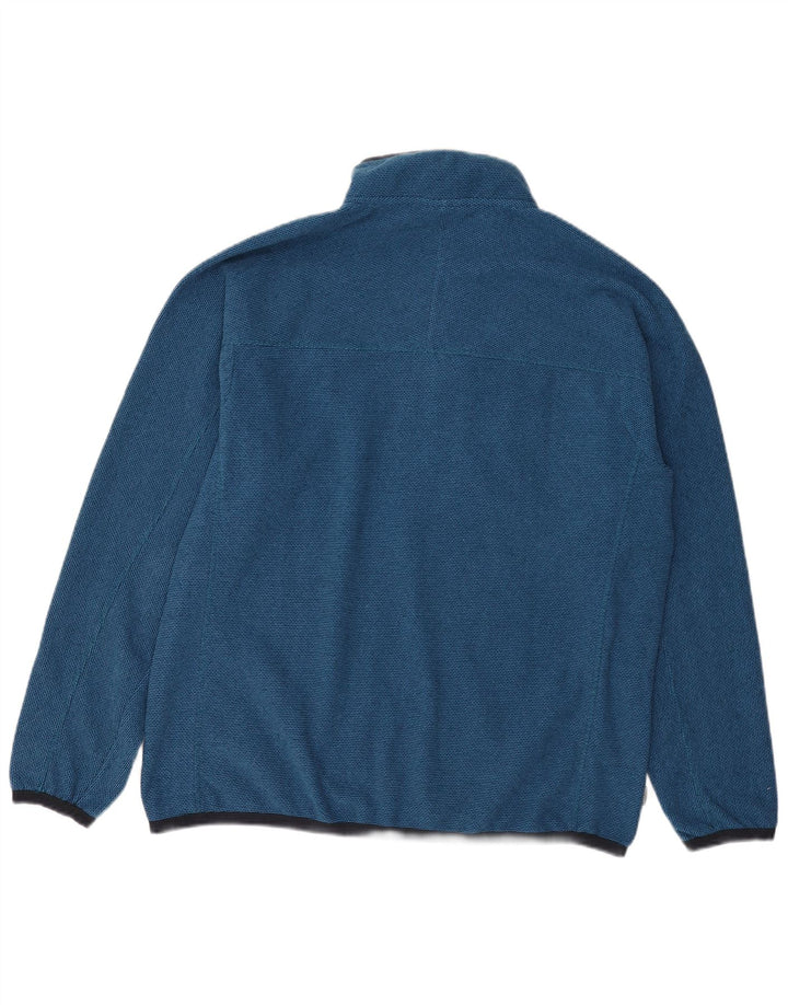 CRAGHOPPERS Мужской флисовый джемпер с воротником на молнии XL, синий полиэстер