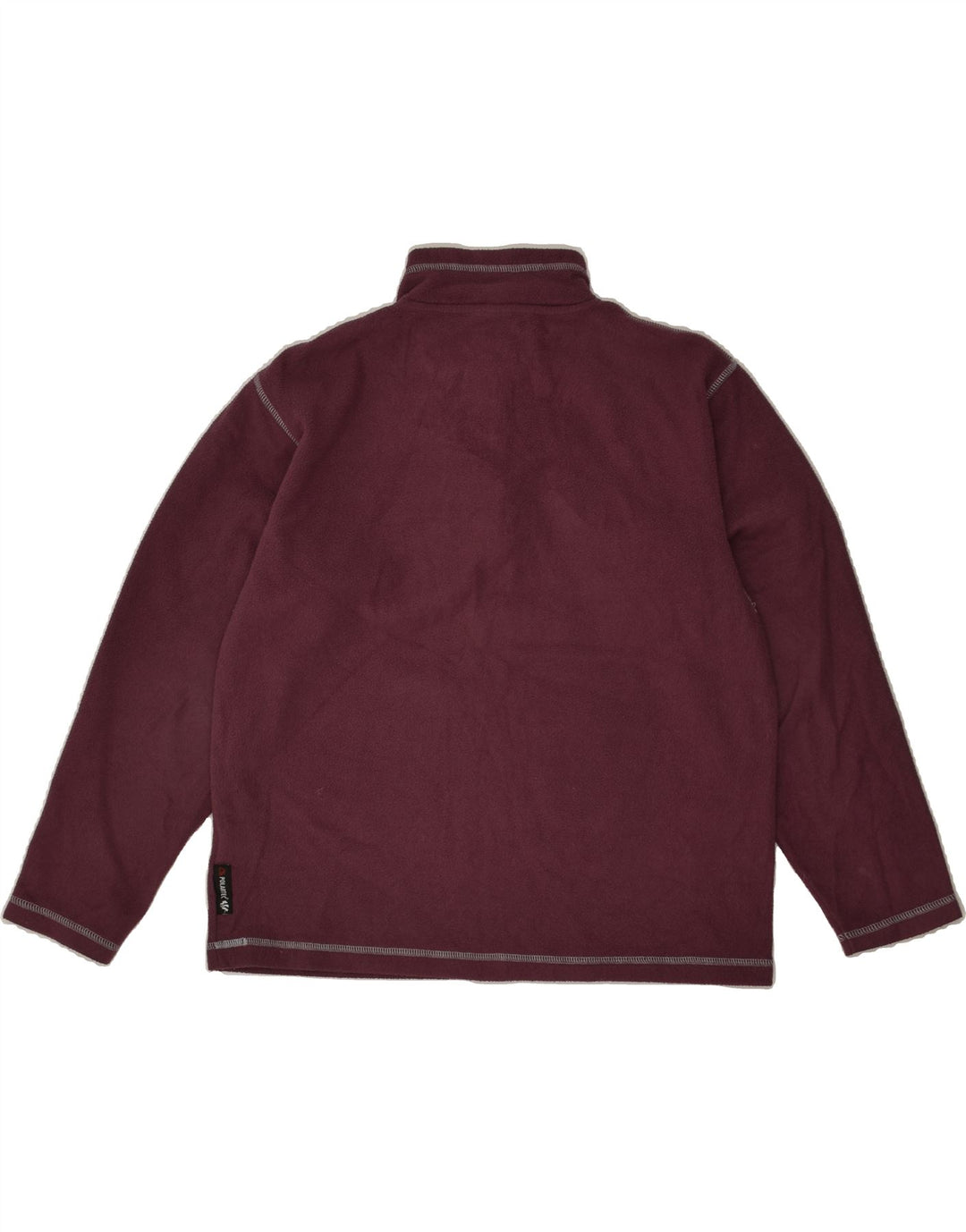 FAT FACE Womens Zip Neck Fleece Jumper Medium Purple Polyester | Vintage Fat Face | Thrift | Second-Hand Fat Face | Used Clothing | Messina Hembry 