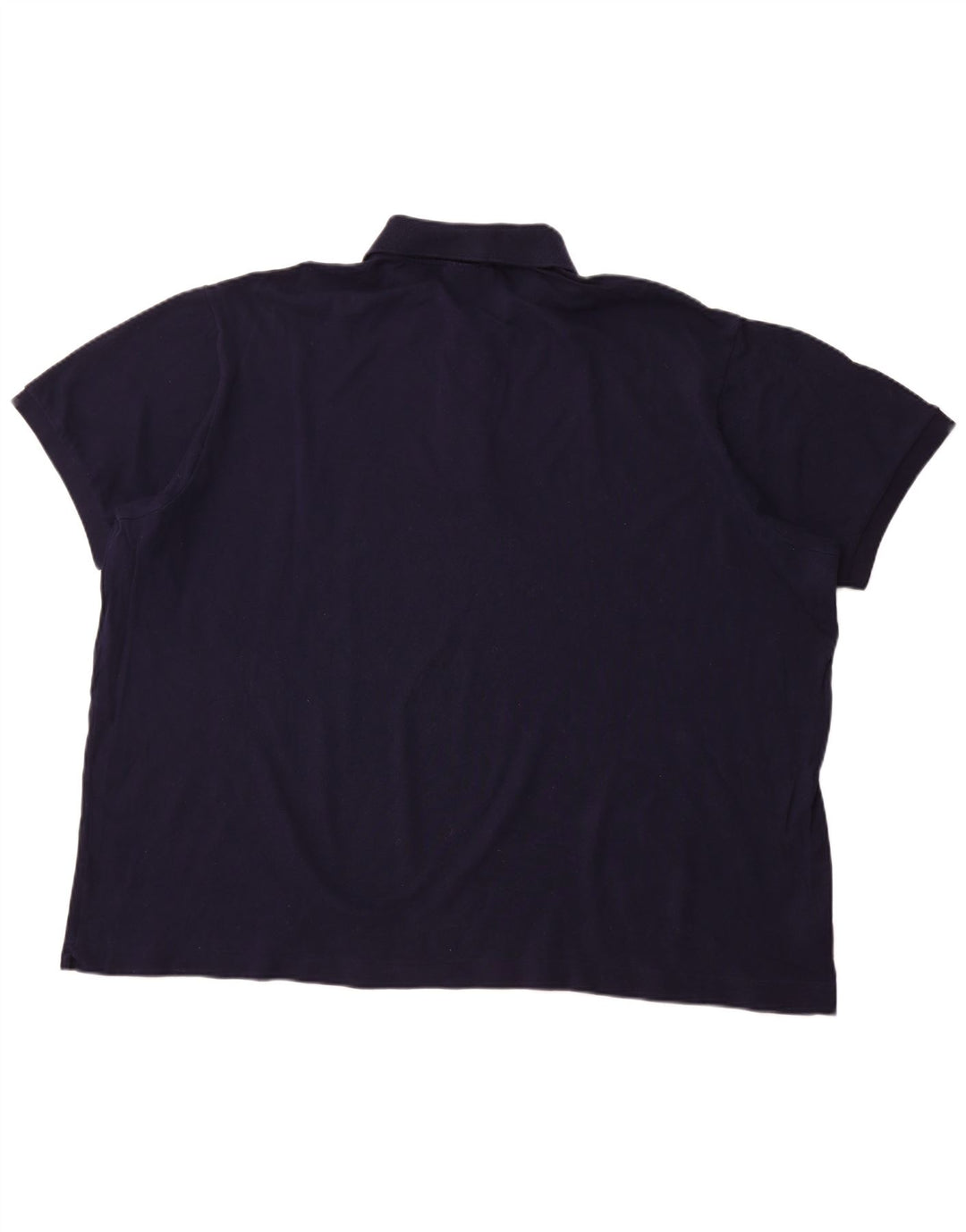 LACOSTE Мужская рубашка-поло классического кроя, размер 10, 5XL, темно-синяя, хлопок