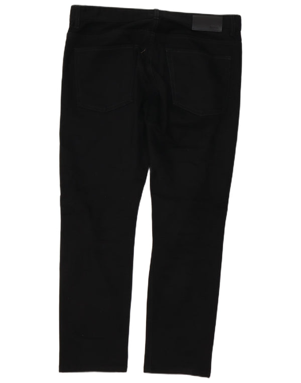 Мужские прямые джинсы HUGO BOSS W36 L29, черный хлопок