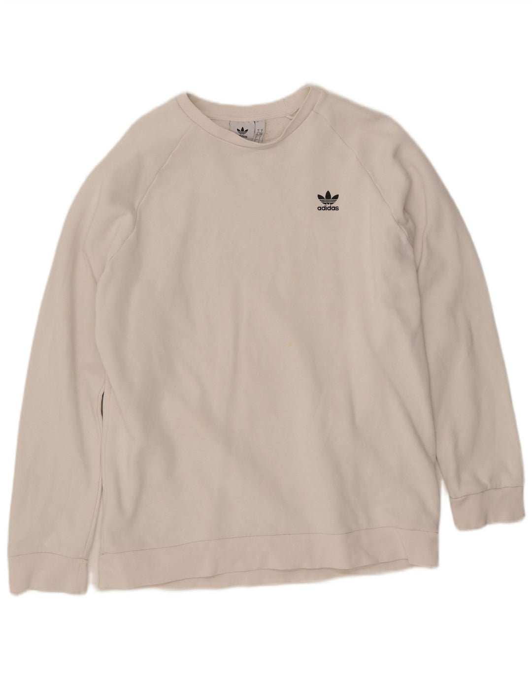 Мужской свитер ADIDAS Primegreen, большой белый хлопковый джемпер