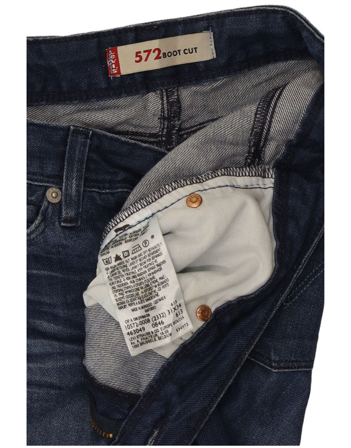 Женские джинсы Levi's 572 Bootcut W31 L28 Темно-синие, хлопок