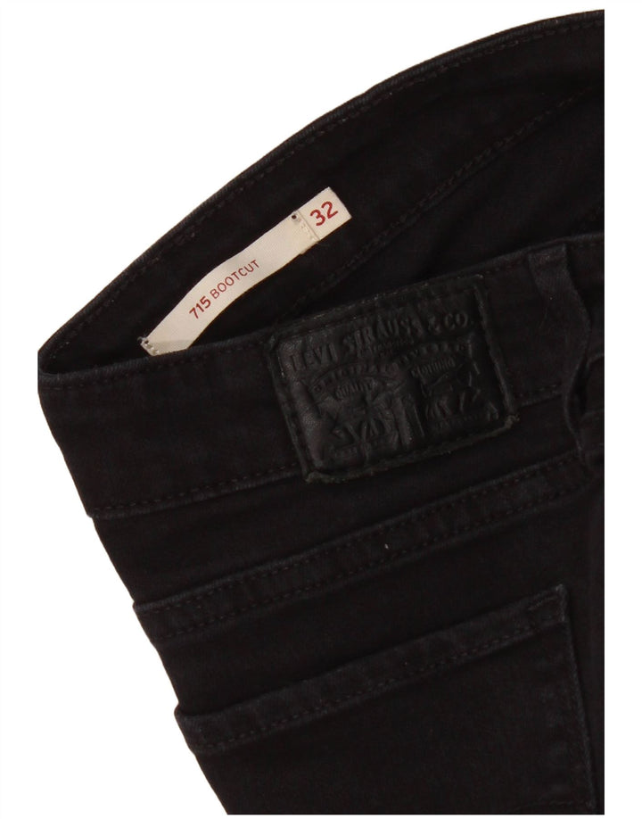 Женские джинсы Levi's 715 Bootcut W32 L33 Черные