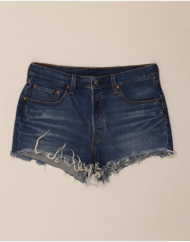 Женские джинсовые шорты Levi's 501 W29, средний синий, хлопок