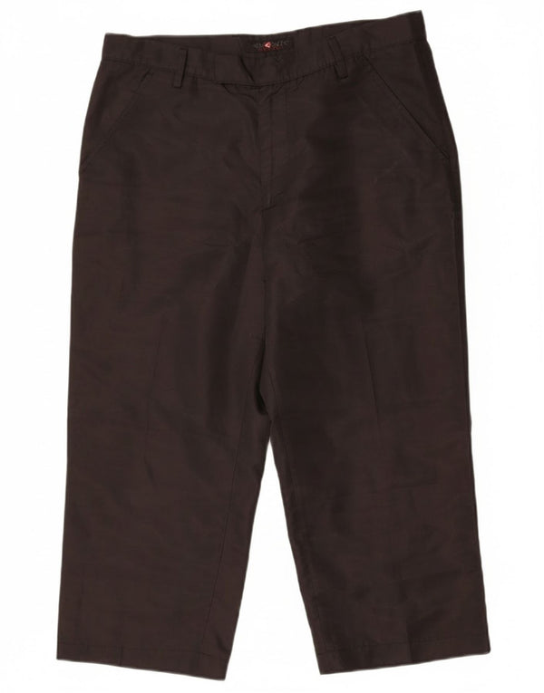 Женские капри с высокой талией Energie W33 L23, черный полиэстер