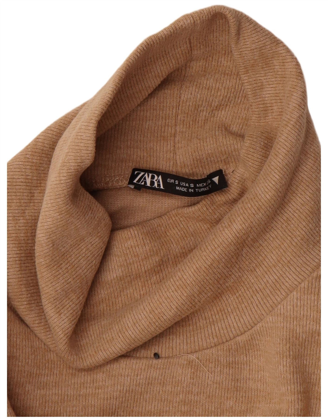 Женский жилет Zara UK 8, маленький, бежевый, хлопок
