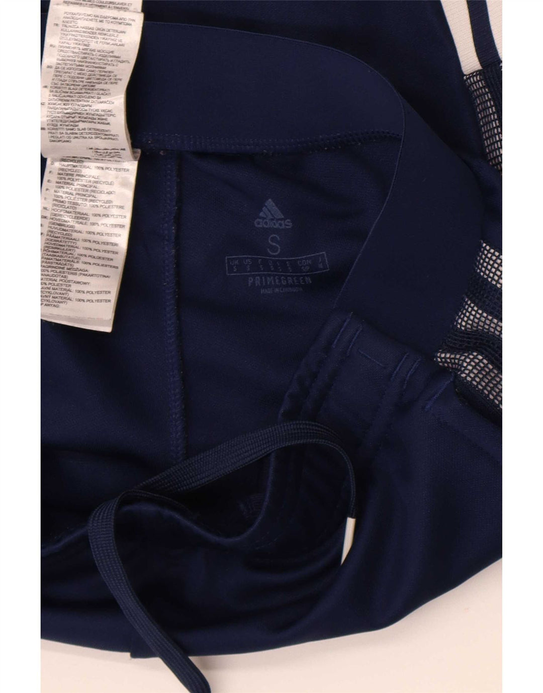 Женские спортивные брюки Adidas UK 10, маленькие, темно-синие, полиэстер