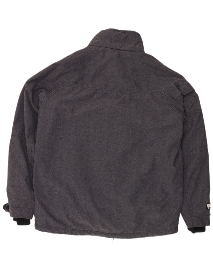 IGUANA Mens Windbreaker Jacket UK 42 XL Grey Polyamide