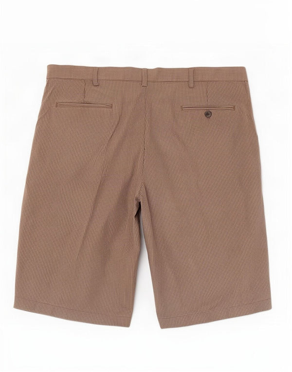 Мужские шорты чинос Marks & Spencer Blue Harbor W40 XL, хаки, хлопок в мелкую клетку