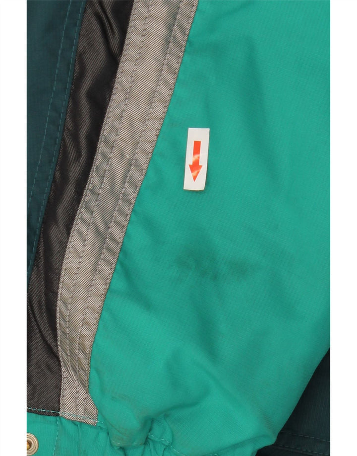 Мужская ветровка Ellesse с капюшоном UK 38 Medium Green Colorblock