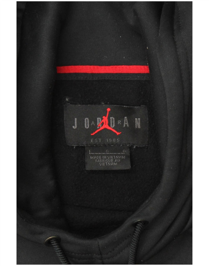 Мужской джемпер с капюшоном JORDAN Dri Fit, большой черный, полиэстер
