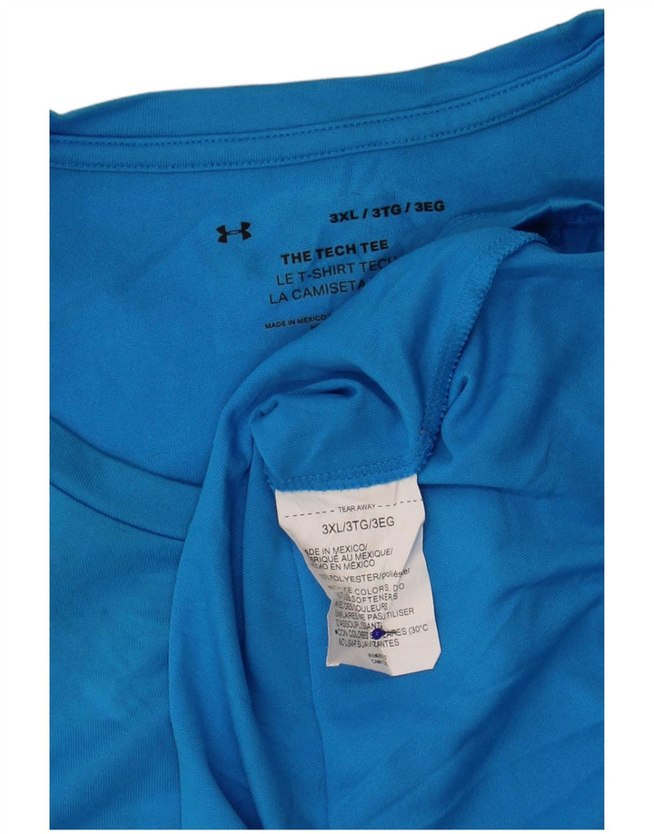 Мужская футболка Under Armour Top 3XL, синий полиэстер