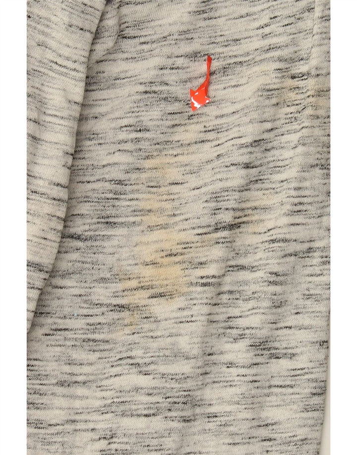 GAASTRA Мужской топ с длинным рукавом 3XL, серый хлопок с крапинками