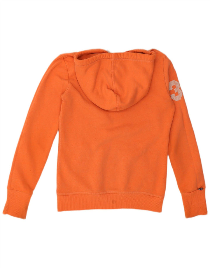 Женский джемпер с капюшоном Superdry UK 10, маленький оранжевый, полиэстер