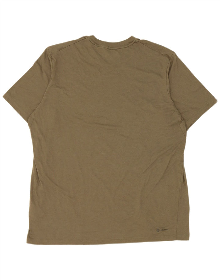 Adidas Мужская футболка Aeroready Top XL Хаки Полиэстер