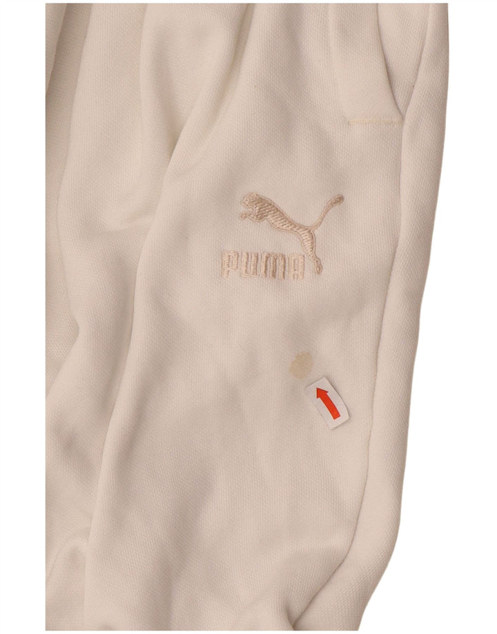 Мужские спортивные брюки PUMA, большие белые хлопковые брюки для бега