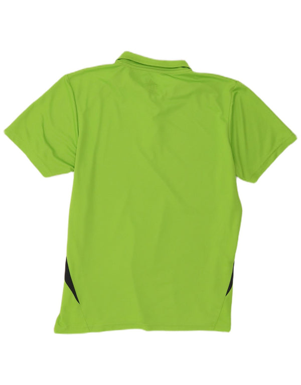Женская рубашка-поло Adidas Climalite UK 18 XL Зеленая с цветными блоками