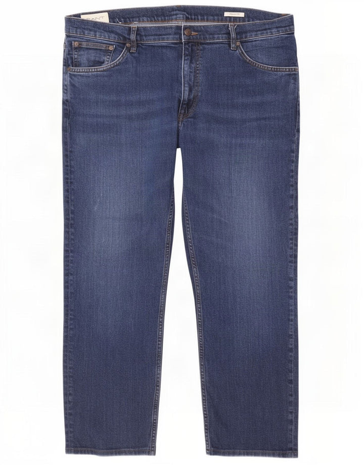 Мужские прямые джинсы Gant стандартного кроя W42 L29 синие