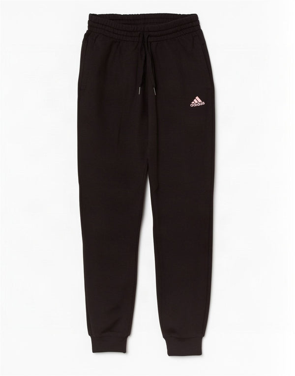 Женские спортивные брюки Adidas с графическим рисунком, джоггеры, Великобритания, 4/6 XS, черный хлопок
