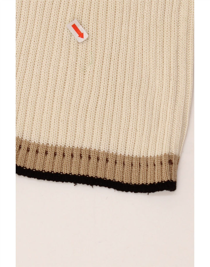 Женский кардиган CERRUTI 1881 UK 12, хлопковый средний кремовый цвет