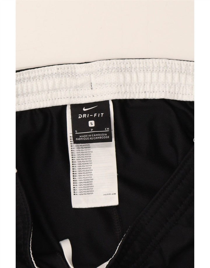 Мужские спортивные брюки NIKE Dri Fit, маленькие черные полиэстер с цветными блоками