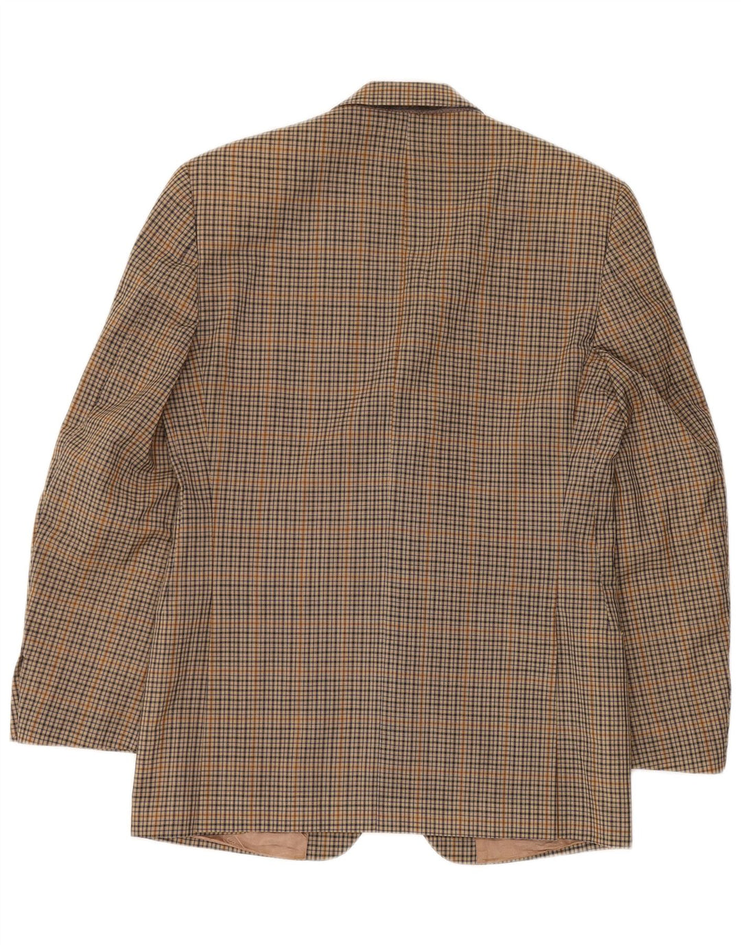 Мужской пиджак Cacharel на 2 пуговицах IT 48, средний коричневый, шерсть в клетку