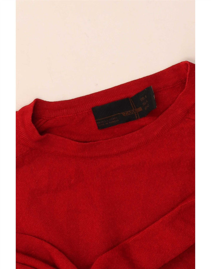 Мужской топ с длинным рукавом Zara XL, красный