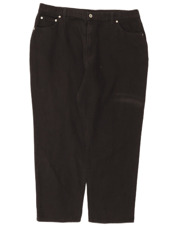 Женские повседневные зауженные брюки Marks & Spencer UK 20 2XL W38 L26 черные