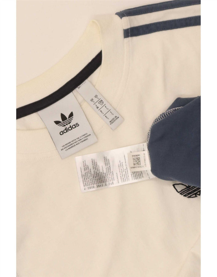 Мужская футболка Adidas Top Small разноцветная, хлопок с цветными блоками