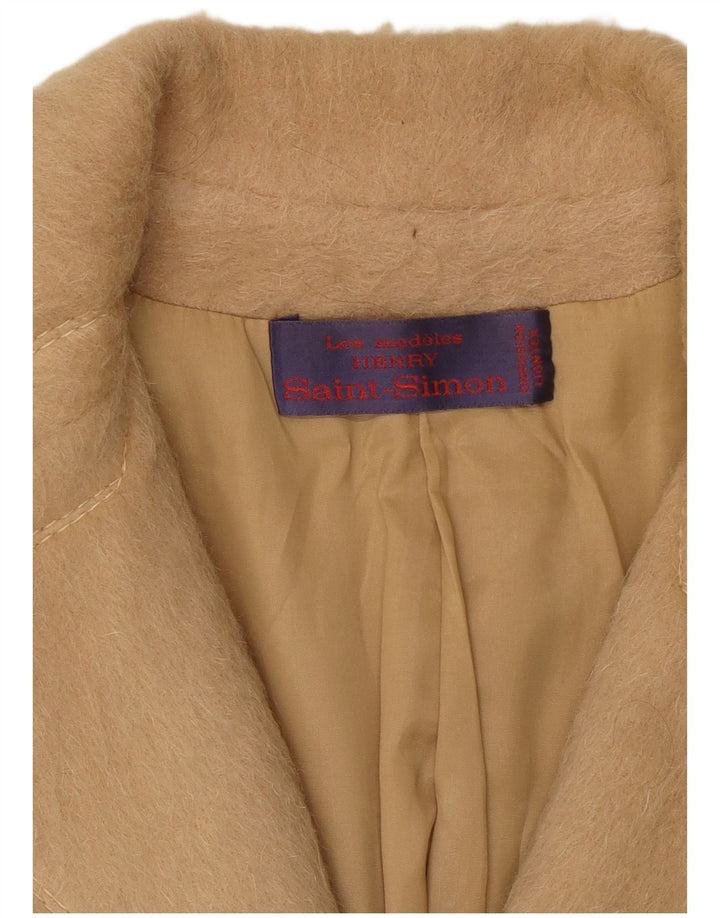 Винтажное женское пальто IT 48 XL Бежевое