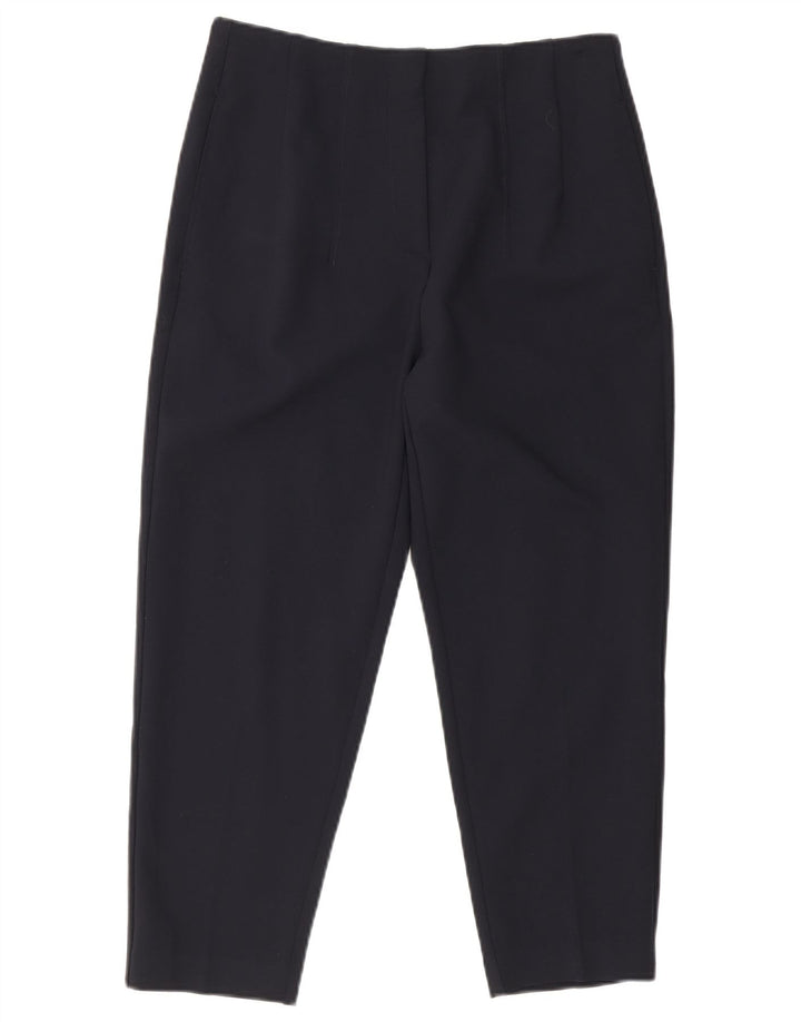 Женские укороченные брюки Marks & Spencer UK 12 Medium W28 L23 Темно-синие