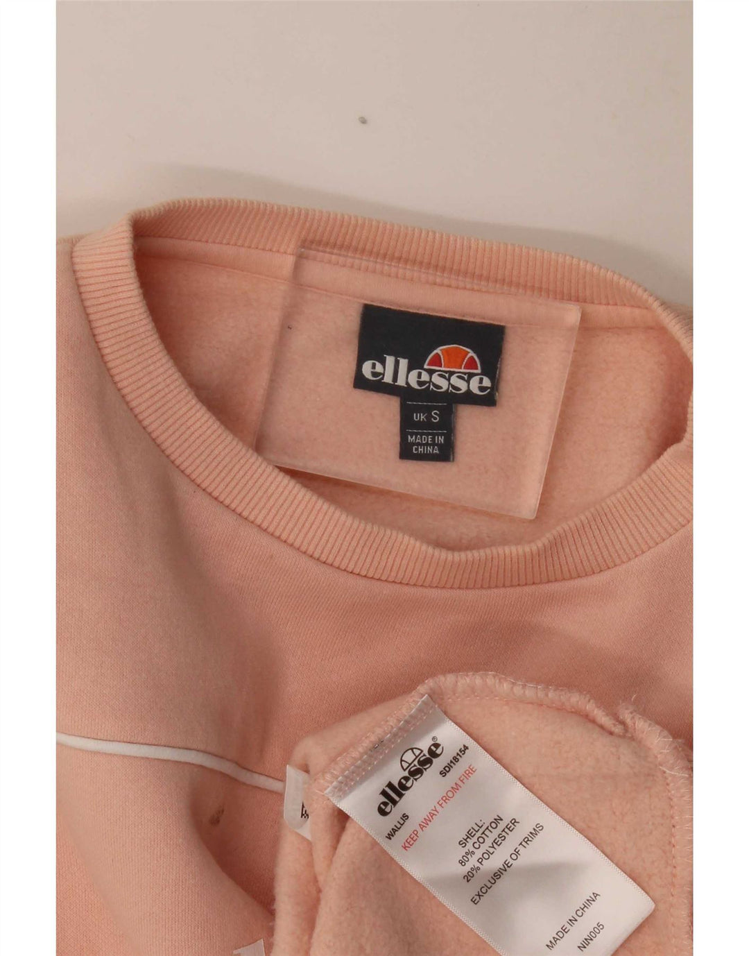 Женский джемпер оверсайз с рисунком Ellesse UK 10, маленький оранжевый
