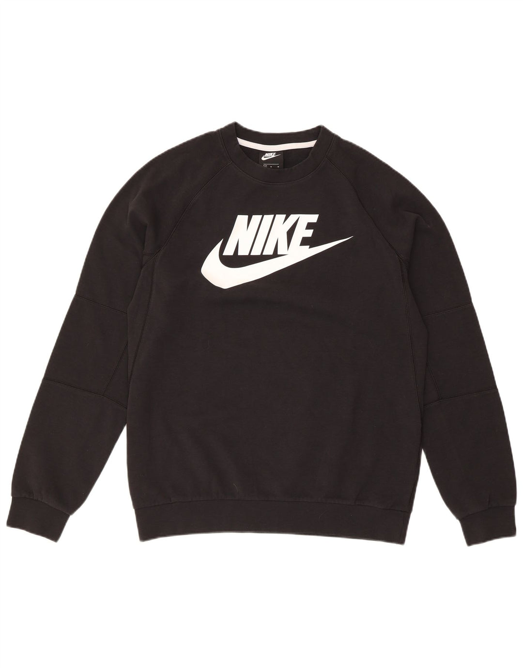 Мужской свитшот с графикой Nike, средний черный хлопковый джемпер