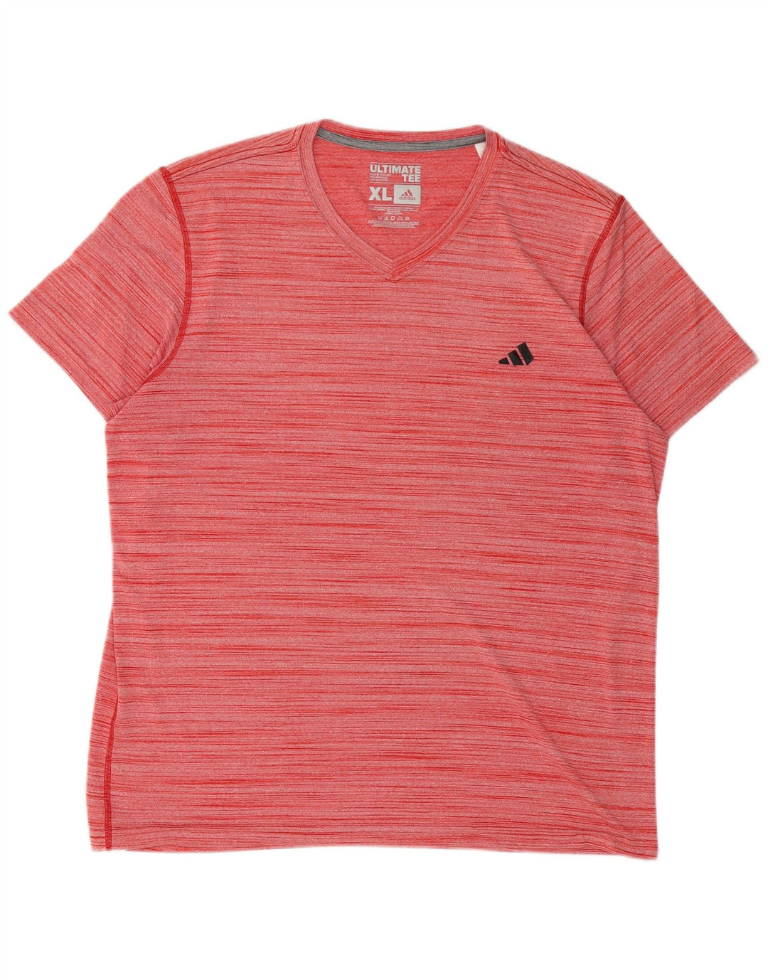 Мужская футболка Adidas Top XL из полиэстера в красную полоску