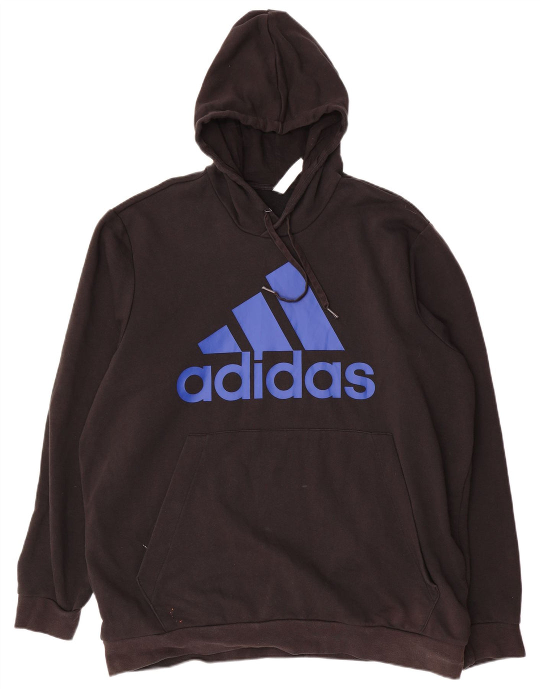 Мужской джемпер с капюшоном ADIDAS UK 52/54 2XL, черный полиэстер
