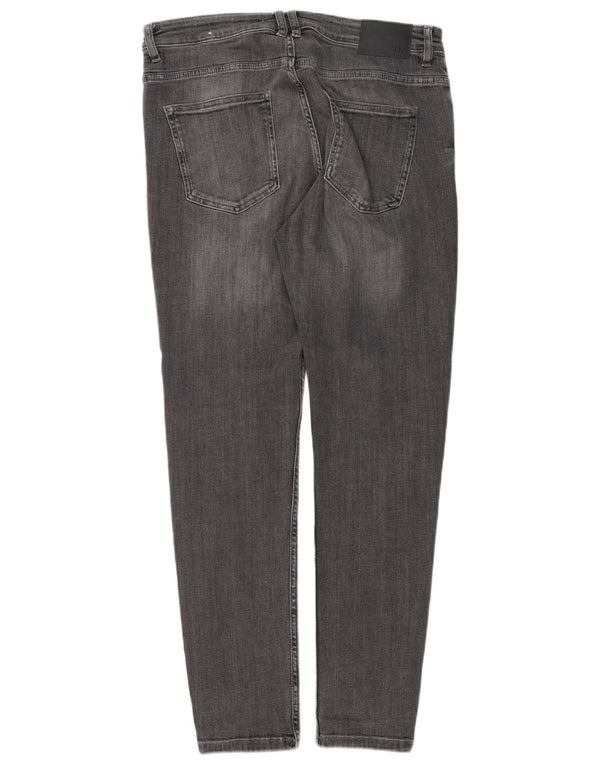 Мужские джинсы скинни Zara EU 44, большие W34 L31, серые