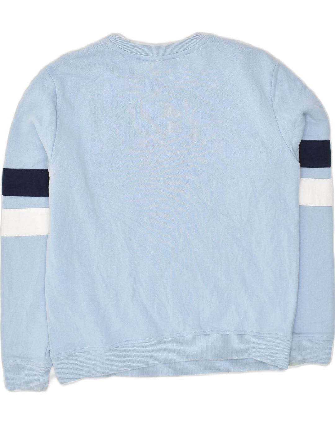 FILA Womens Graphic Sweatshirt Jumper UK 14 Medium Blue Cotton | Vintage Fila | Thrift | Second-Hand Fila | Used Clothing | Messina Hembry 