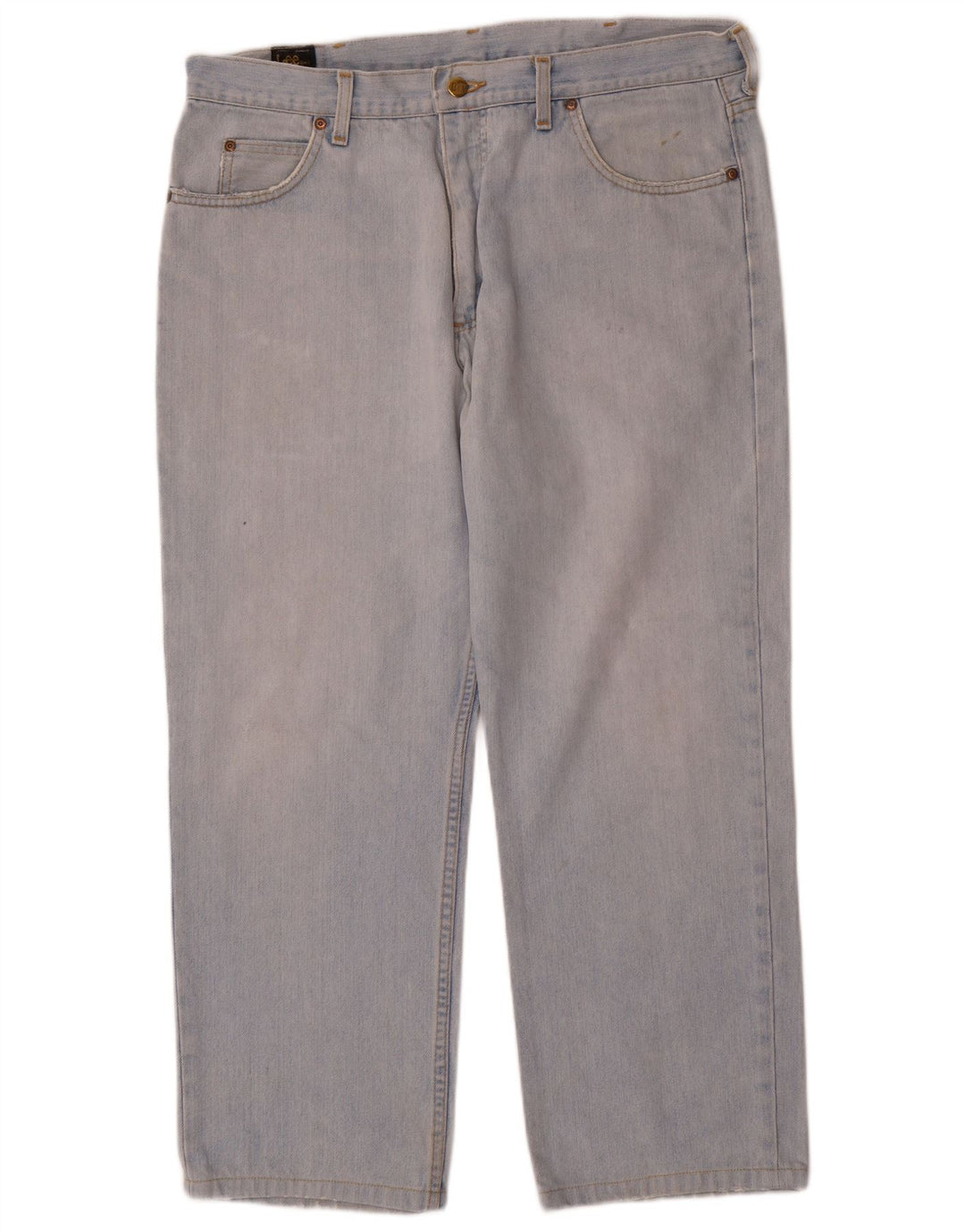 Мужские прямые джинсы Lee W38 L27, синий хлопок