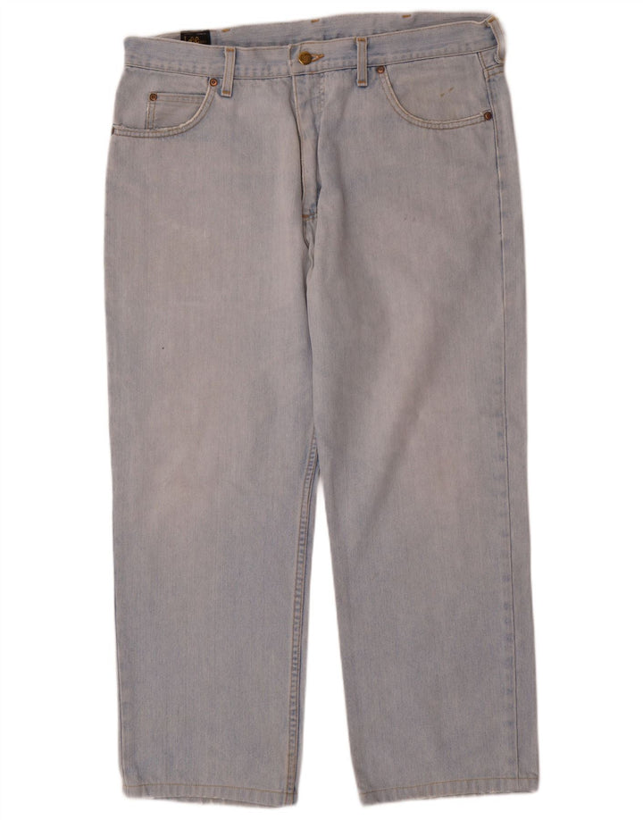 Мужские прямые джинсы Lee W38 L27, синий хлопок