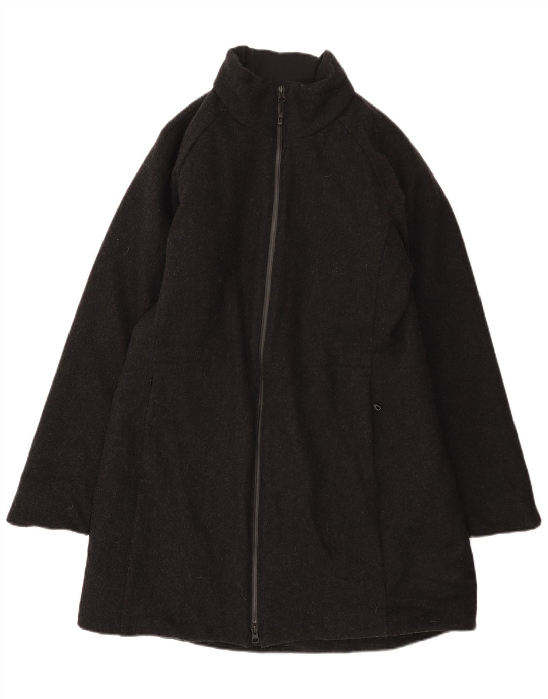 Женское пальто Patagonia UK 16, большое, серое, шерстяное