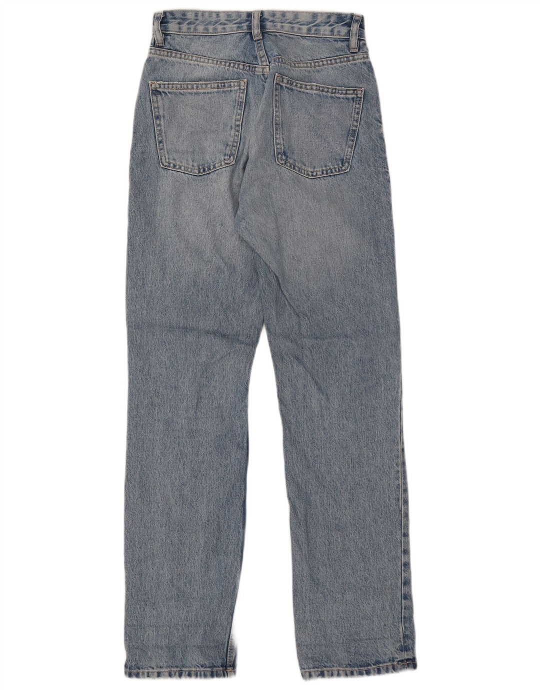 Женские прямые джинсы ZARA EU 34 2XS W24 L30, синий хлопок