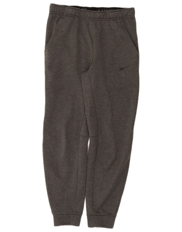 Мужские спортивные брюки Nike Dri Fit, джоггеры, маленький серый полиэстер