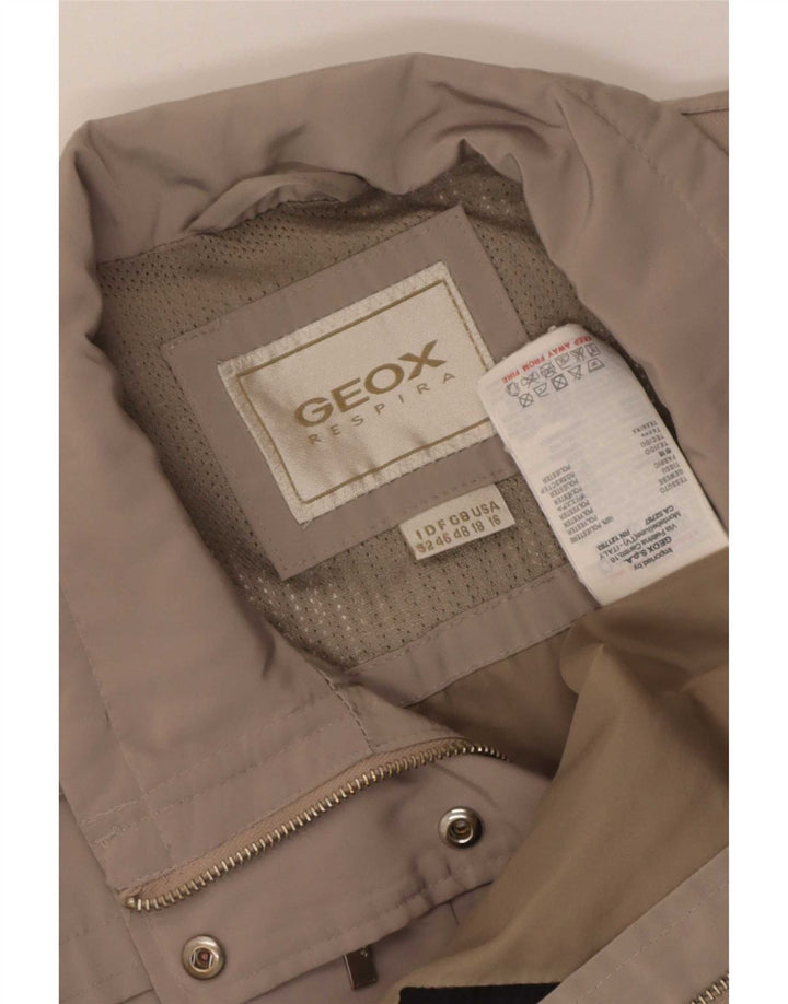 Geox Женское пальто Respira IT 48 XL Бежевый полиэстер