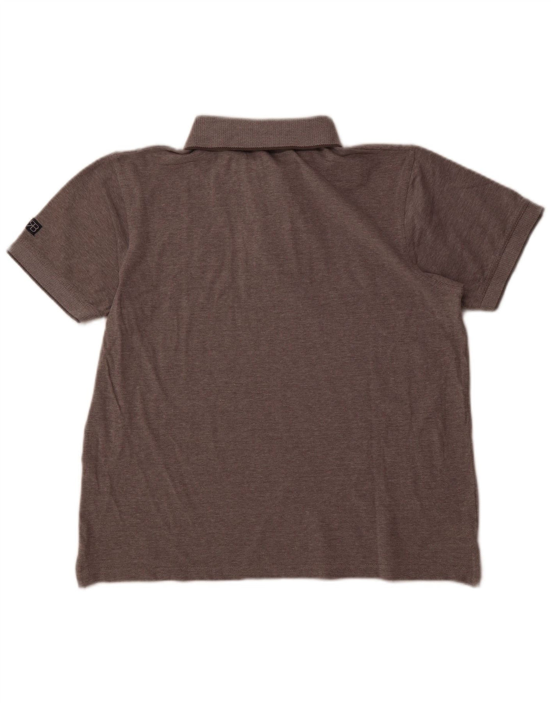 RENATO BALESTRA Мужская рубашка-поло XL серого цвета в крапинку, хлопок