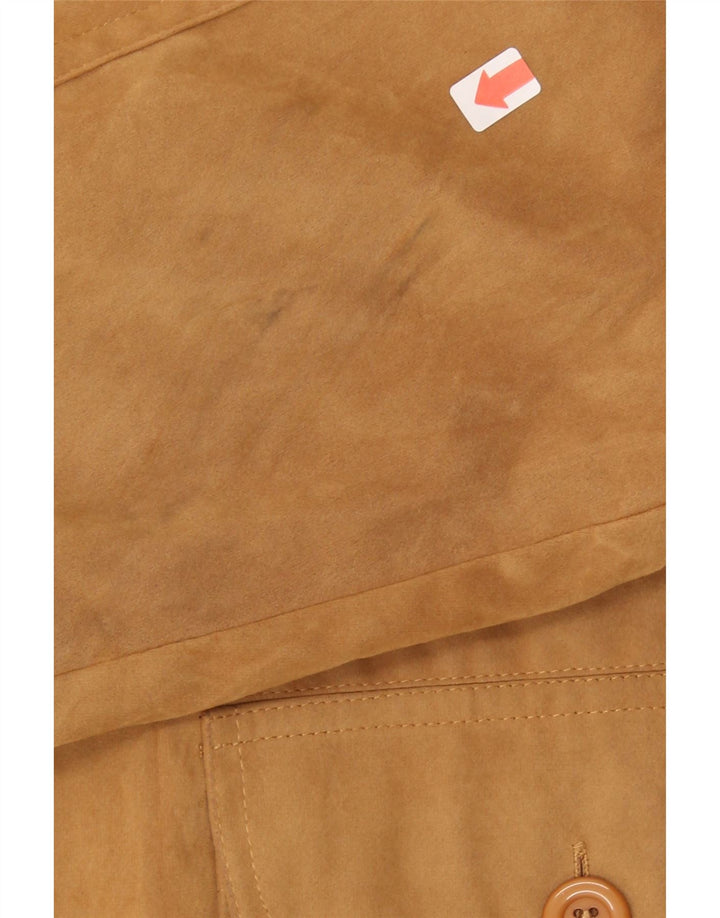 OCCHI & BELLI Mens Bomber Jacket UK 40 Large Brown Polyester Vintage Occhi & Belli and Second-Hand Occhi & Belli from Messina Hembry 