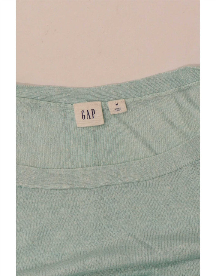 Женская футболка Gap Top UK 14 Medium Бирюзовый