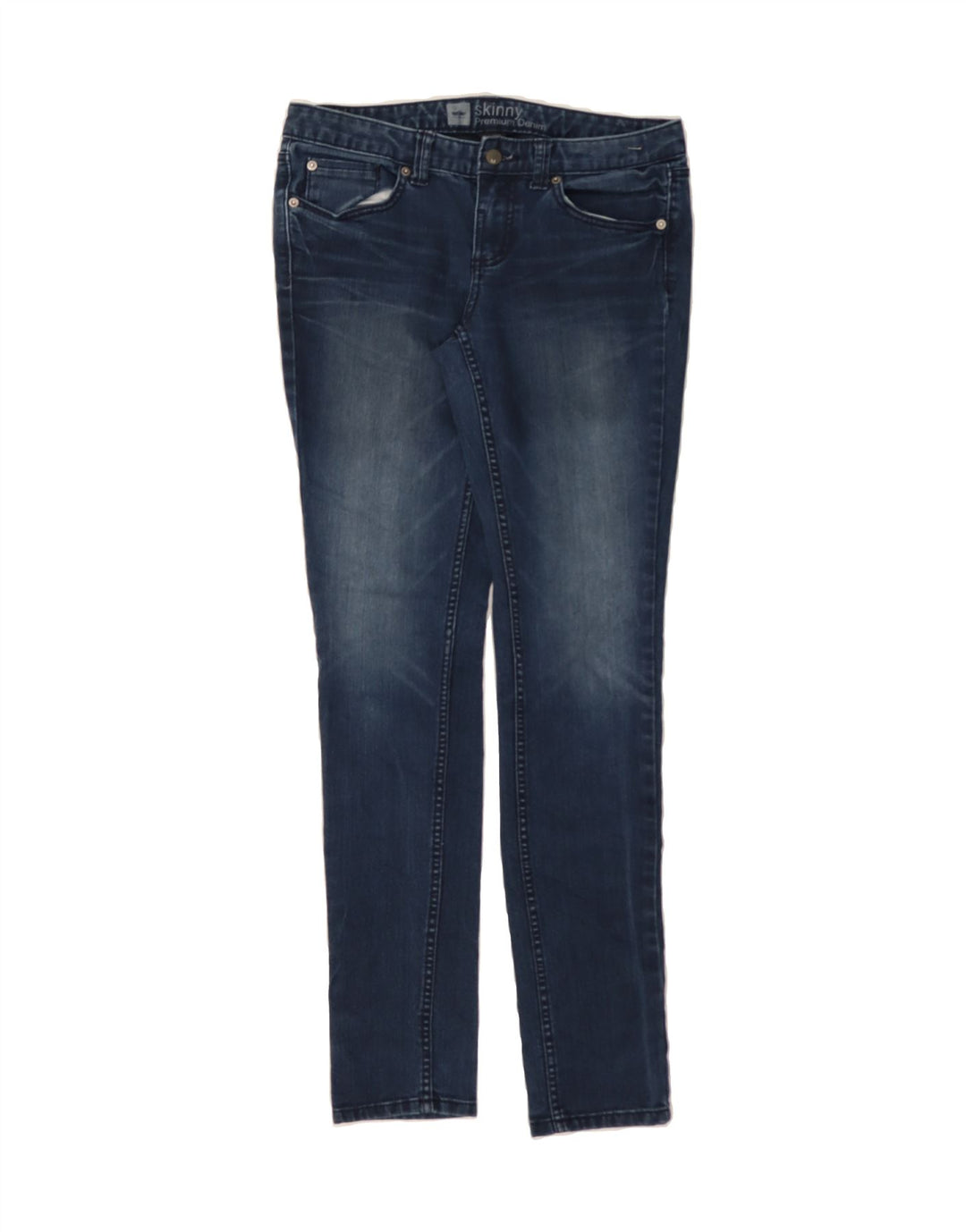 MOSSIMO Womens Skinny Jeans US 6 Medium W30 L31 Navy Blue Cotton Vintage Mossimo and Second-Hand Mossimo from Messina Hembry 