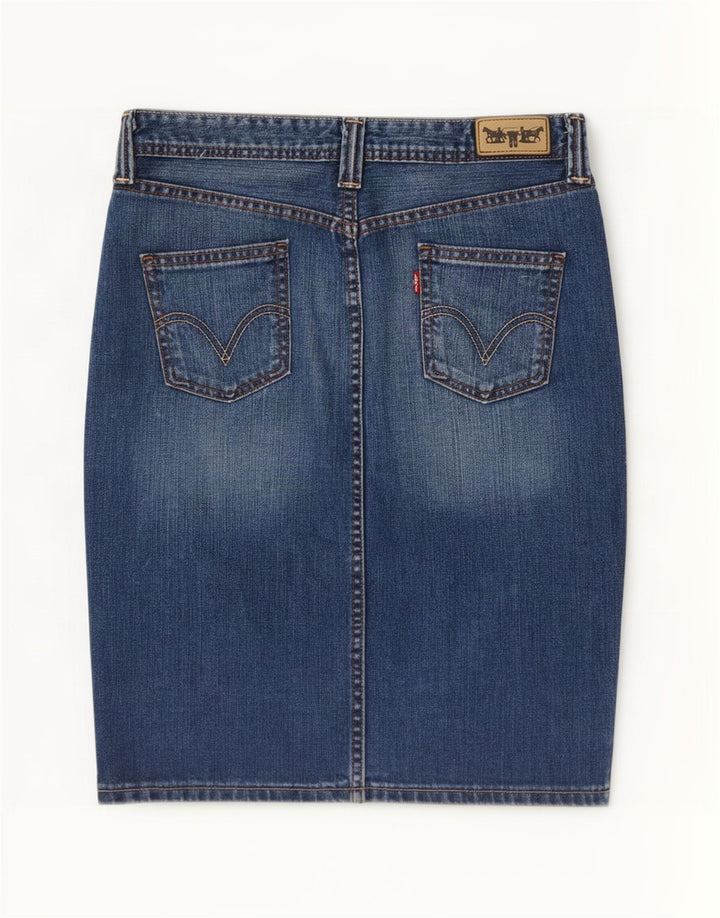 Женская джинсовая юбка Levi's Medium W30, синяя, хлопок