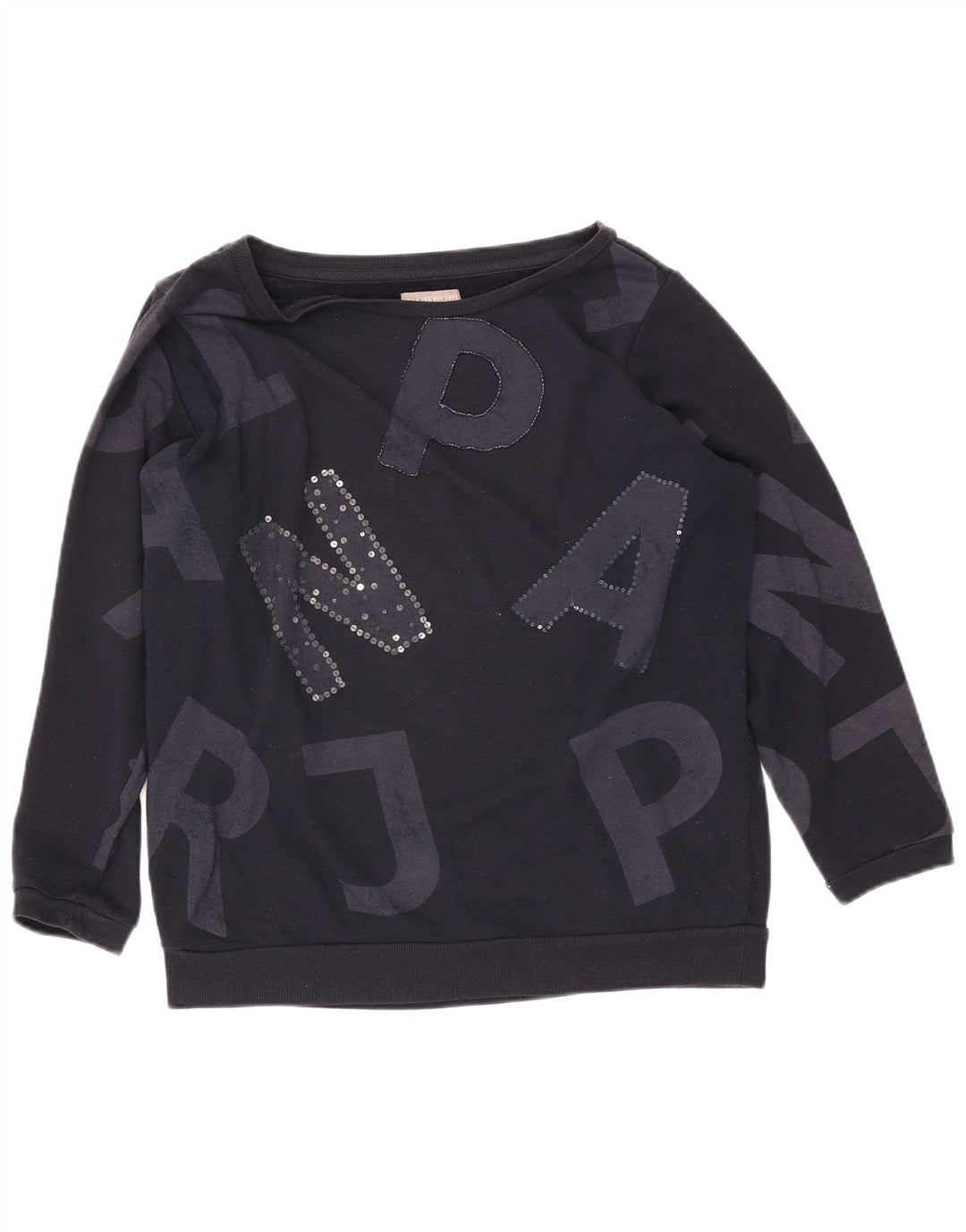 NAPAPIJRI Женский свитер с рисунком UK 14, большой темно-синий